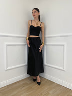Top Con Spalline 25206 Nero