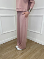 Completo Tuta Strass 036521 Rosa