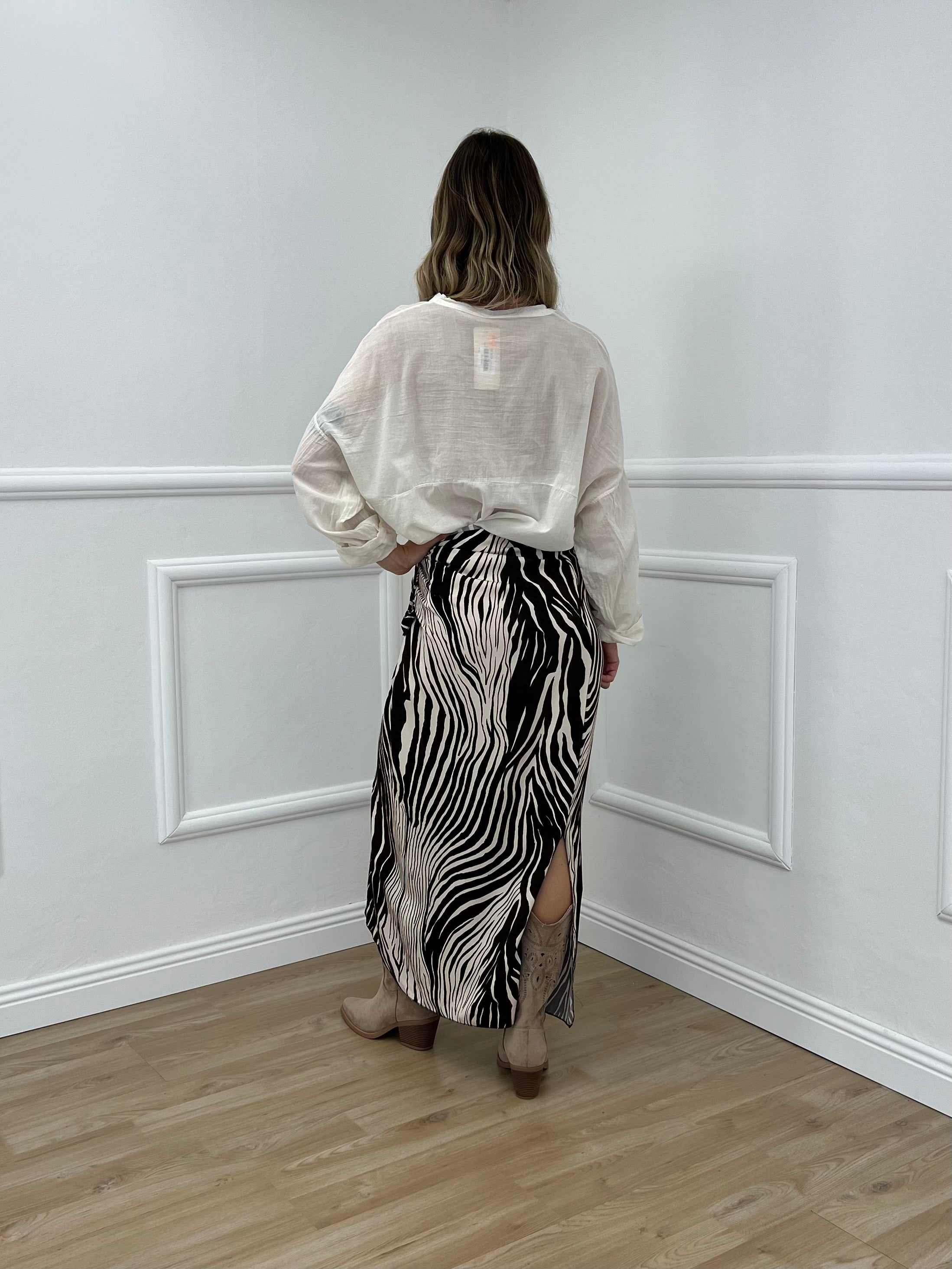 Gonna Pareo Zebra 199-765 Marrone