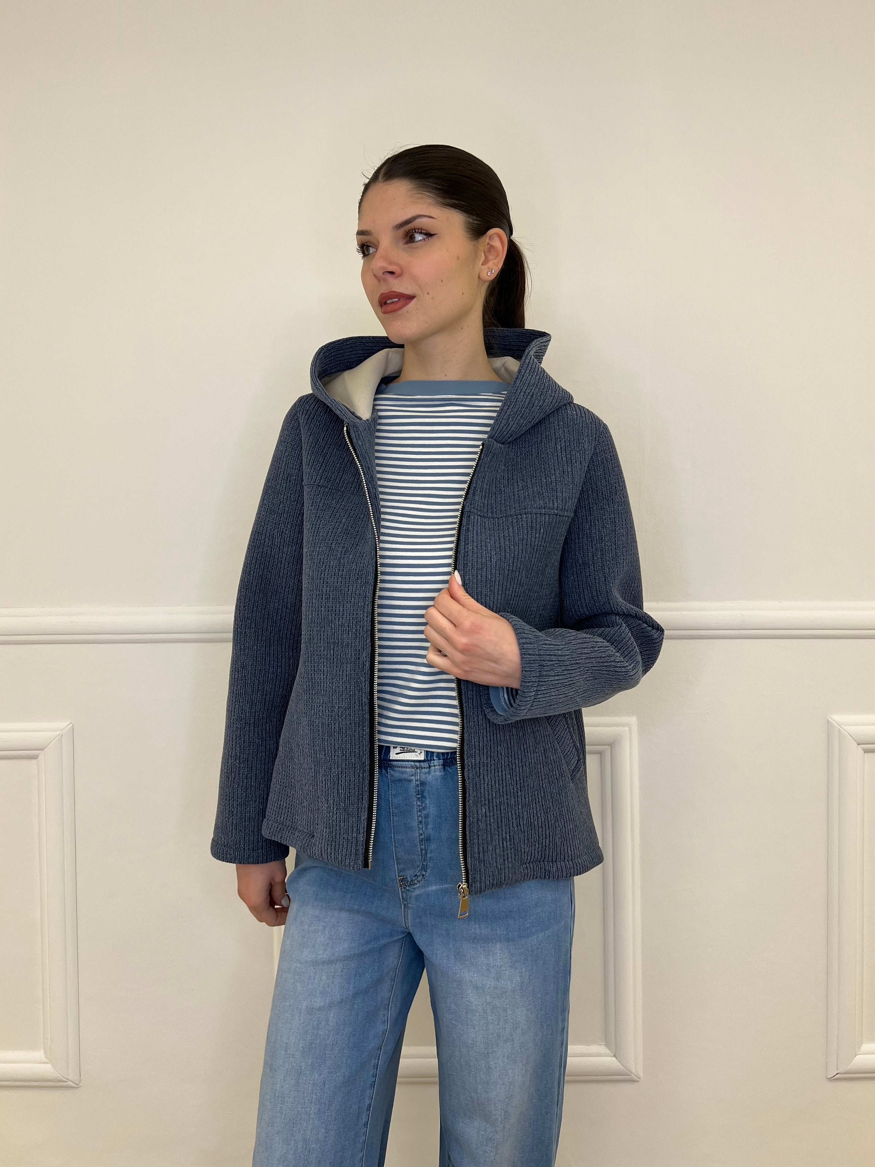 Giacca Neoprene Zip 26087 Avio