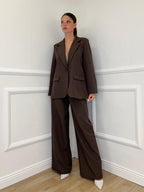 Tailleur Micro Borchie L5181 Caffè - Bazar Abbigliamento