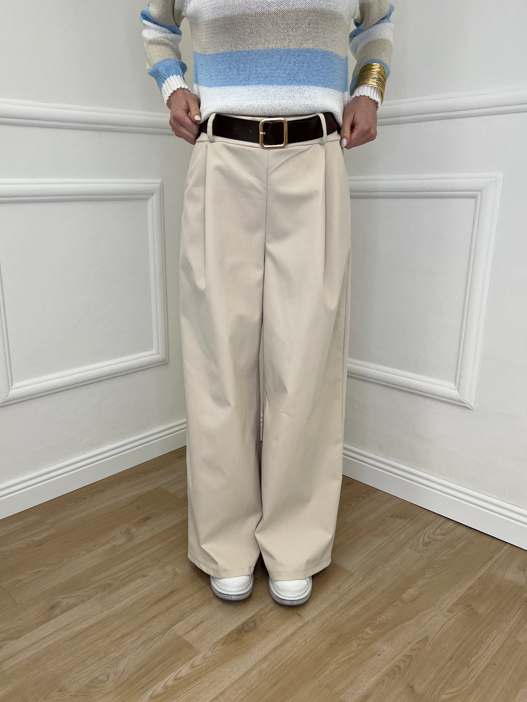 Pantalone Twill 1358 Panna