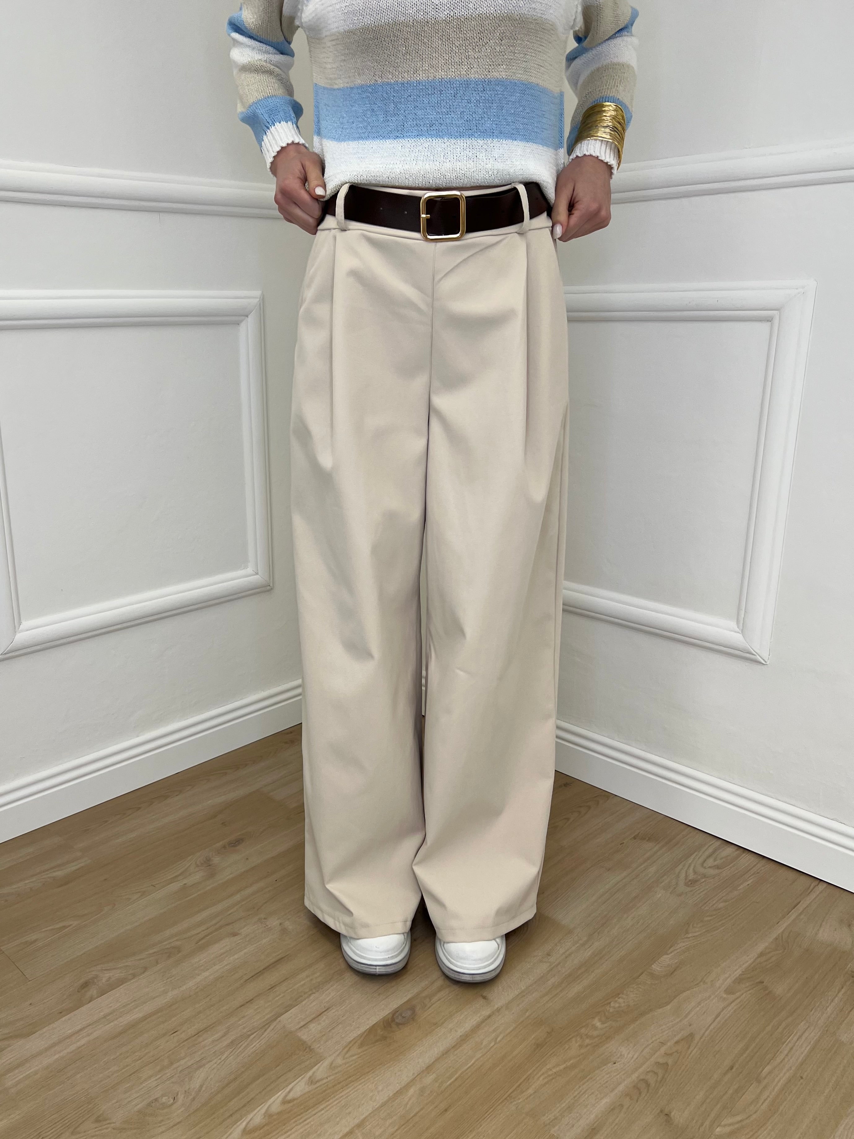 Pantalone Twill 1358 Panna