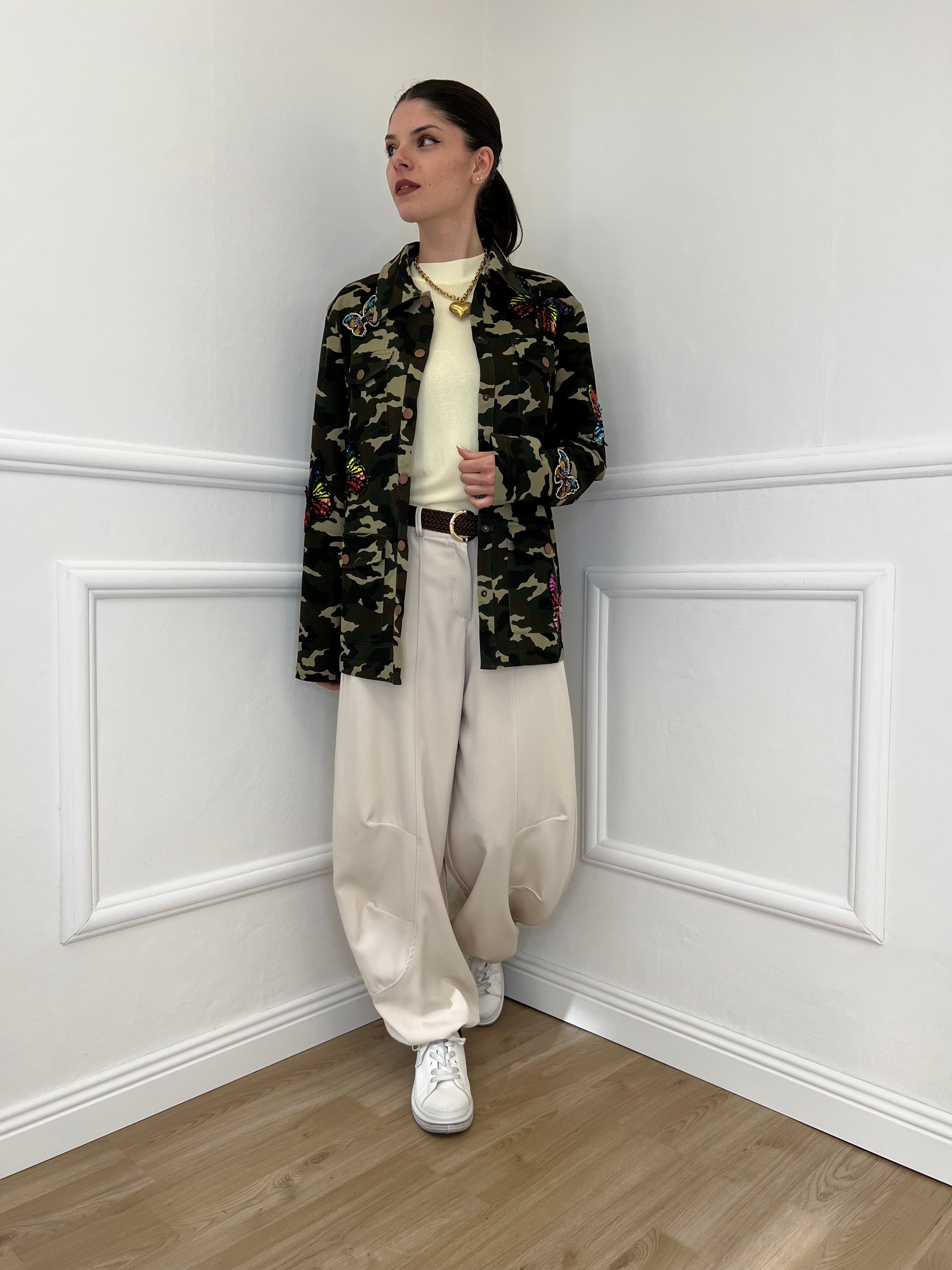 Pantalone Parachute Balloon 28894 Ecru