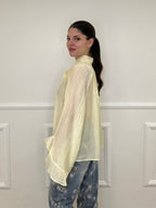 Camicia in Tencel con Fiocco 2608 Giallo