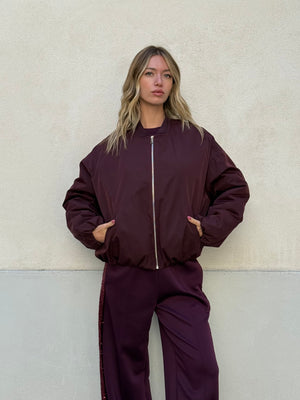 Bomber Interno Trapuntato 6313 Burgundy
