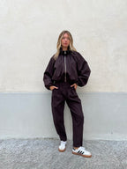 Giacca Bomber 11503 Marrone