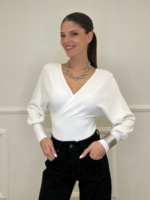 Maglia Incrocio 1183 Bianco