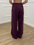 Pantalone Velluto a Coste 683 Burgundy