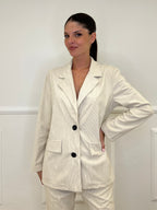 Giacca Corduroy 25790 Panna