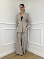 Pantalone a Palazzo 21509 Taupe