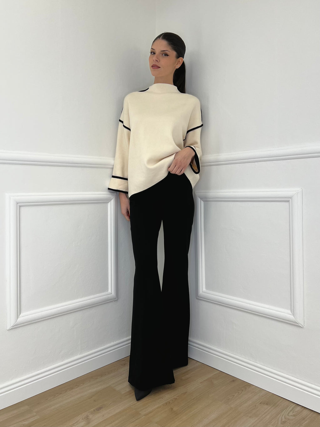 Pantalone Flare 1073 Nero