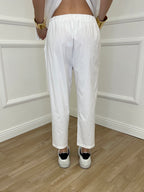 Pantalone Regular Bengalina 9230 Bianco
