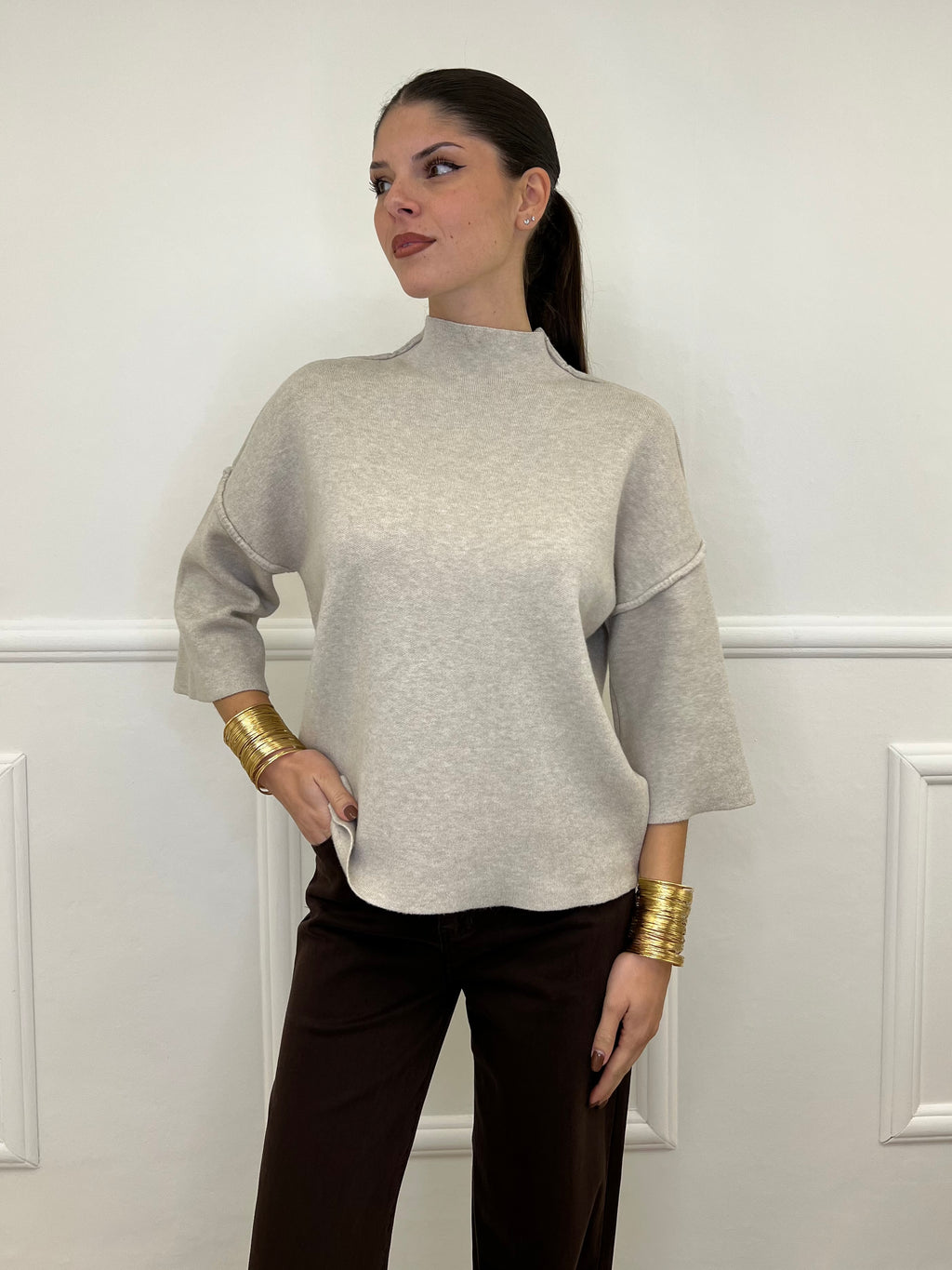 Maglia Profili 8162 Ecru