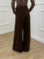 Pantalone Corduroy Cintura 27998 Marrone