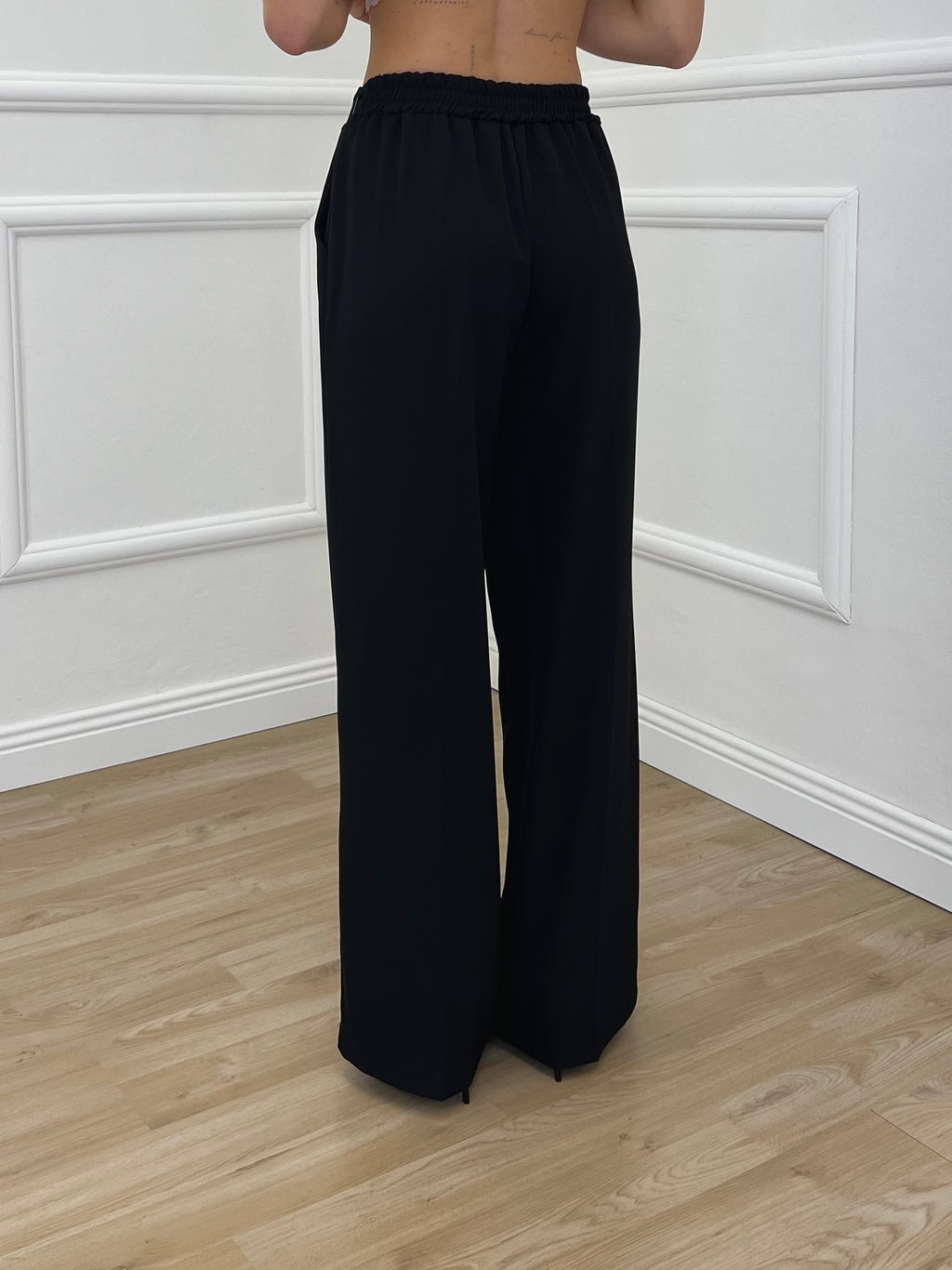 Pantalone Fluido Cady 7270 Nero