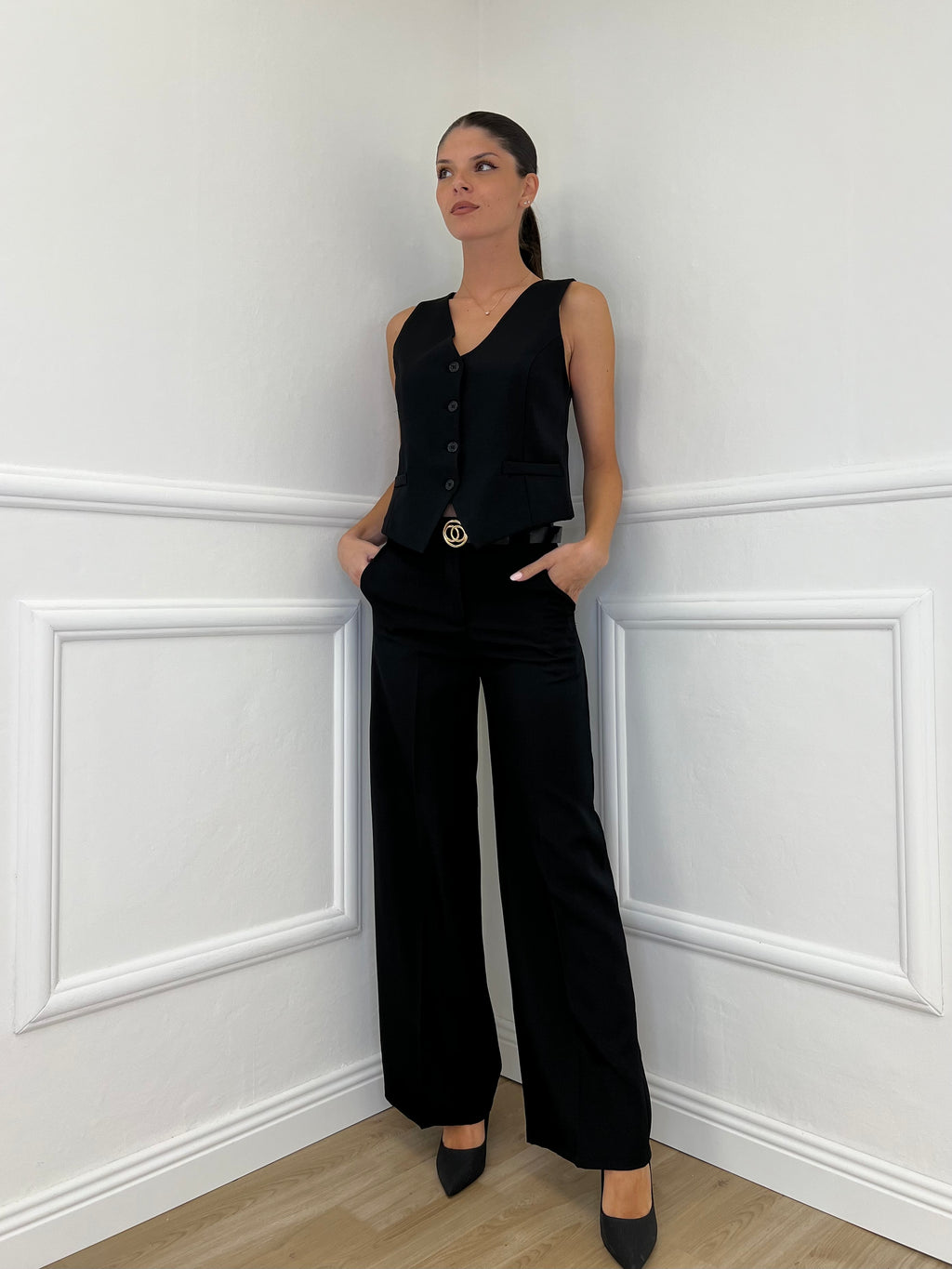 Completo Gilet 231280 Nero