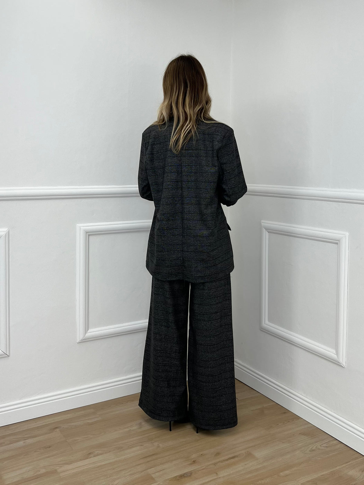Pantalone Principe Di Galles 4270 Grigio