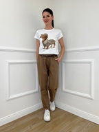 Pantalone Baggy Twill A102 Fango