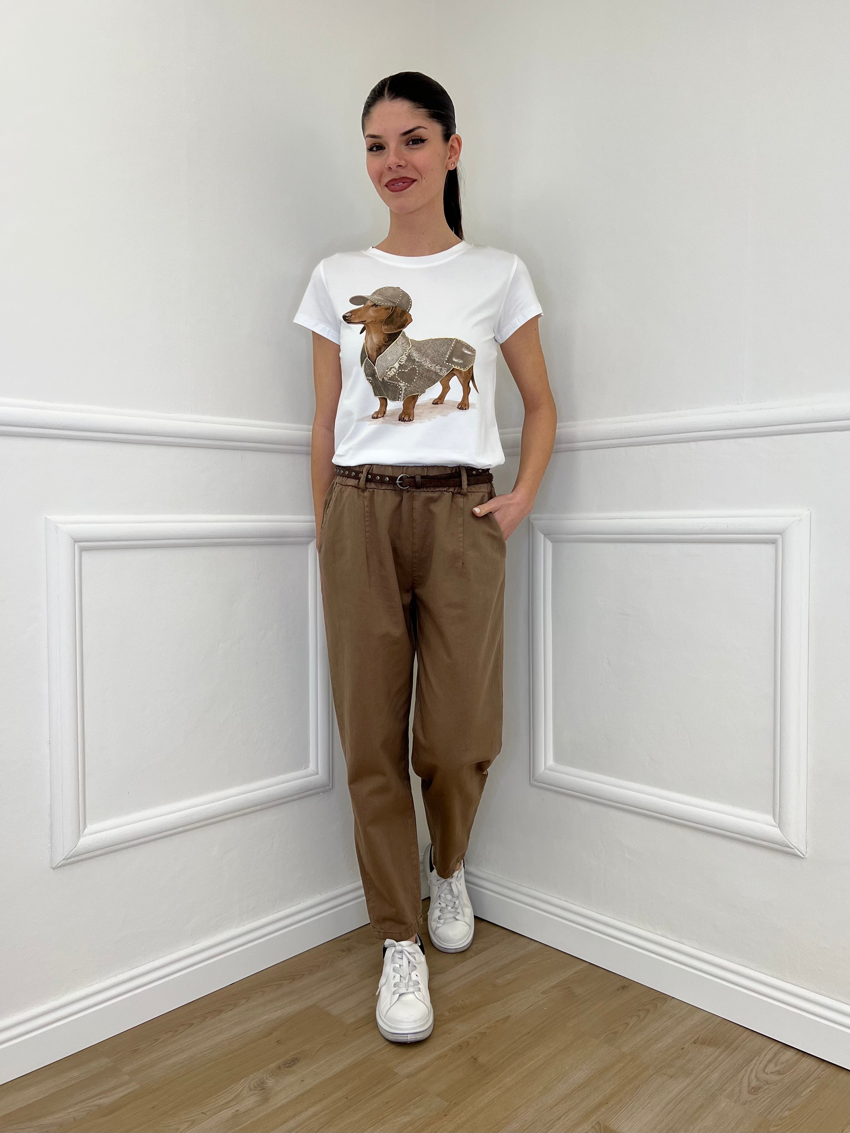 Pantalone Baggy Twill A102 Fango