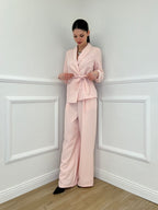 Tailleur con Fiocco 570851 Rosa