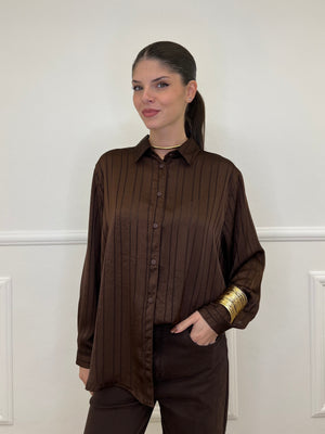 Camicia Satin Strop 4962584 Moro