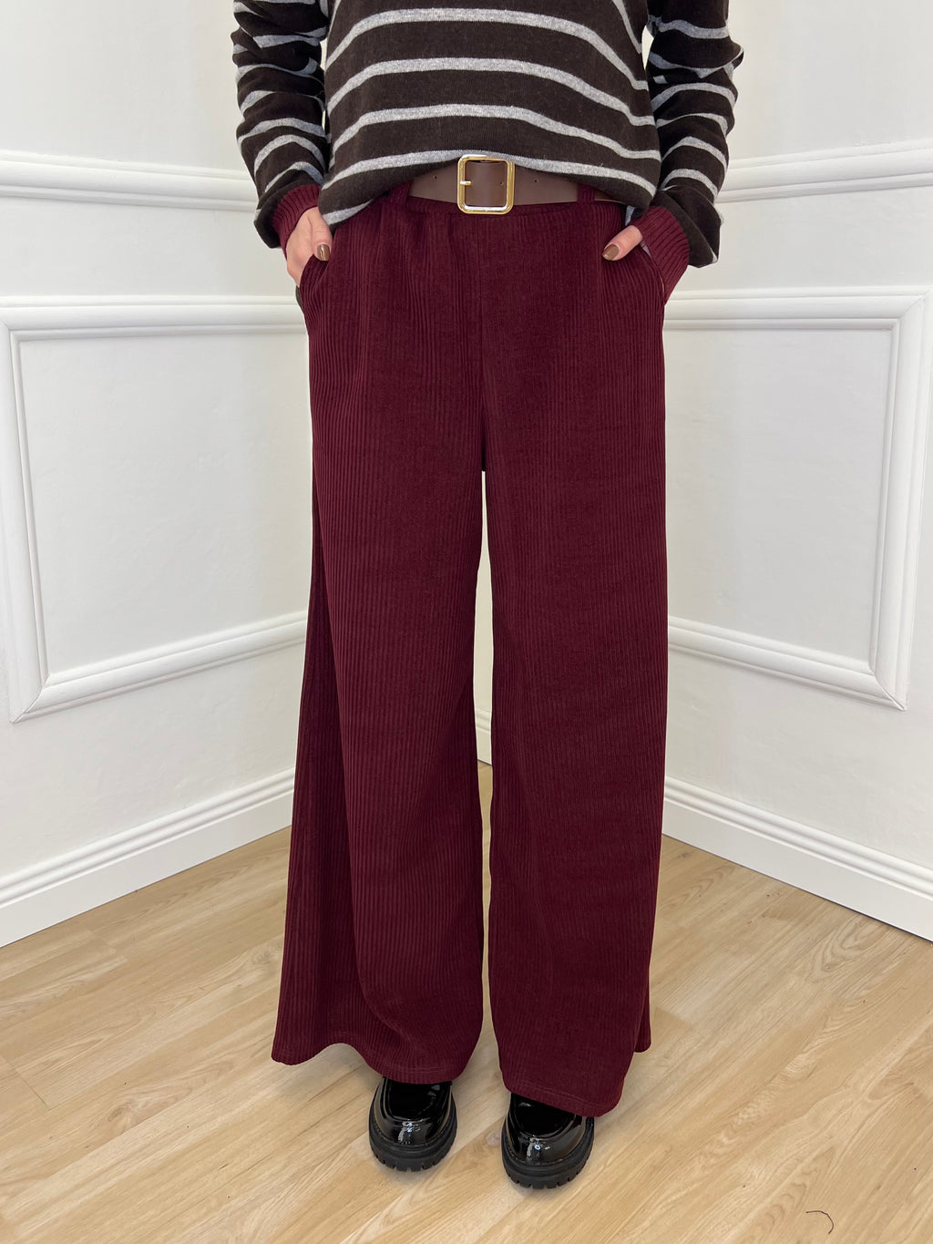Pantalone Corduroy 6156 Burgundy