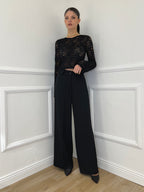 Pantalone Fluido 7229 Nero