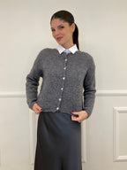 Cardigan Kid Mohair 5211 Grigio
