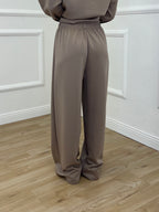Tuta Over in Viscosa 3277 Taupe