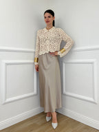 Gonna Satin 2236 Sabbia