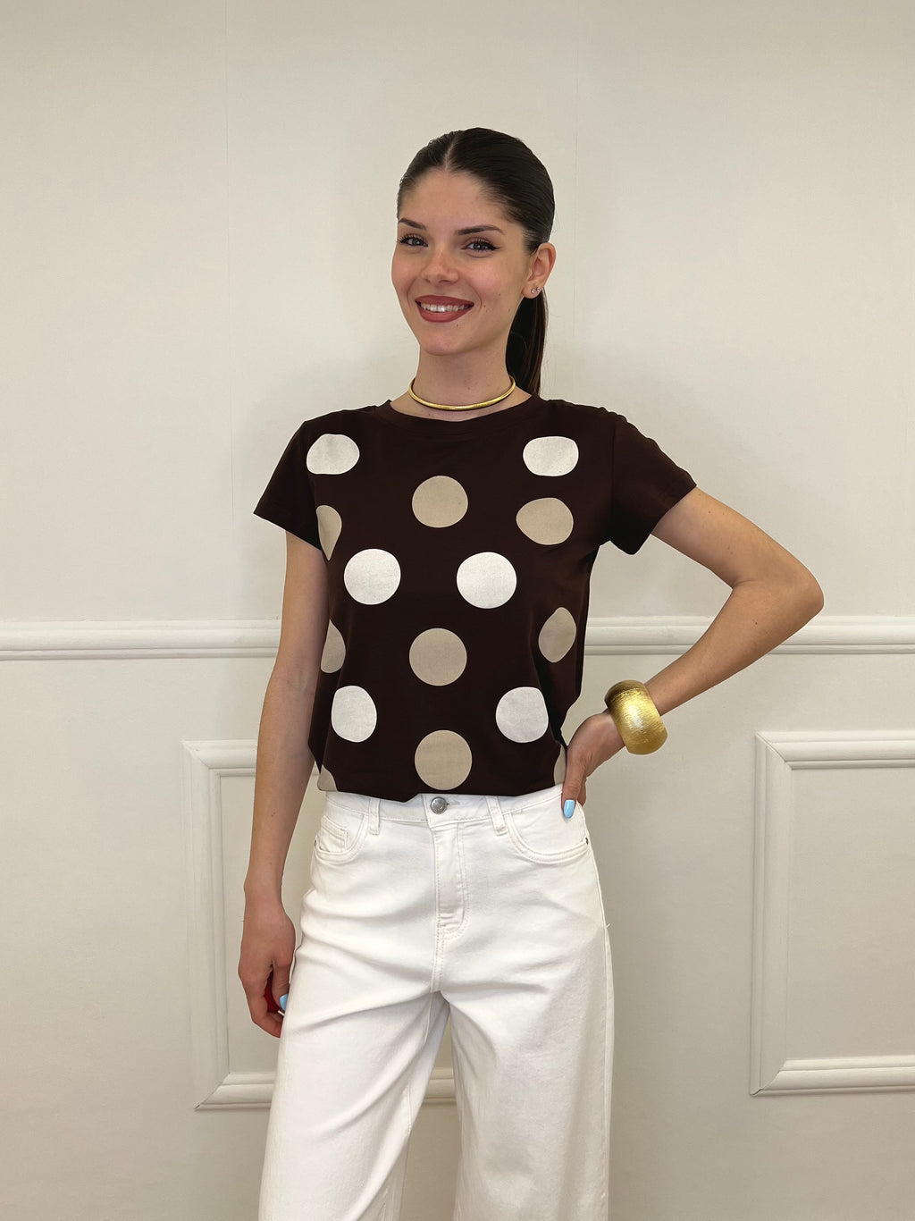 T-shirt Regular Fit Pois