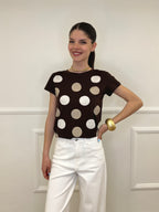 T-shirt Regular Fit Pois