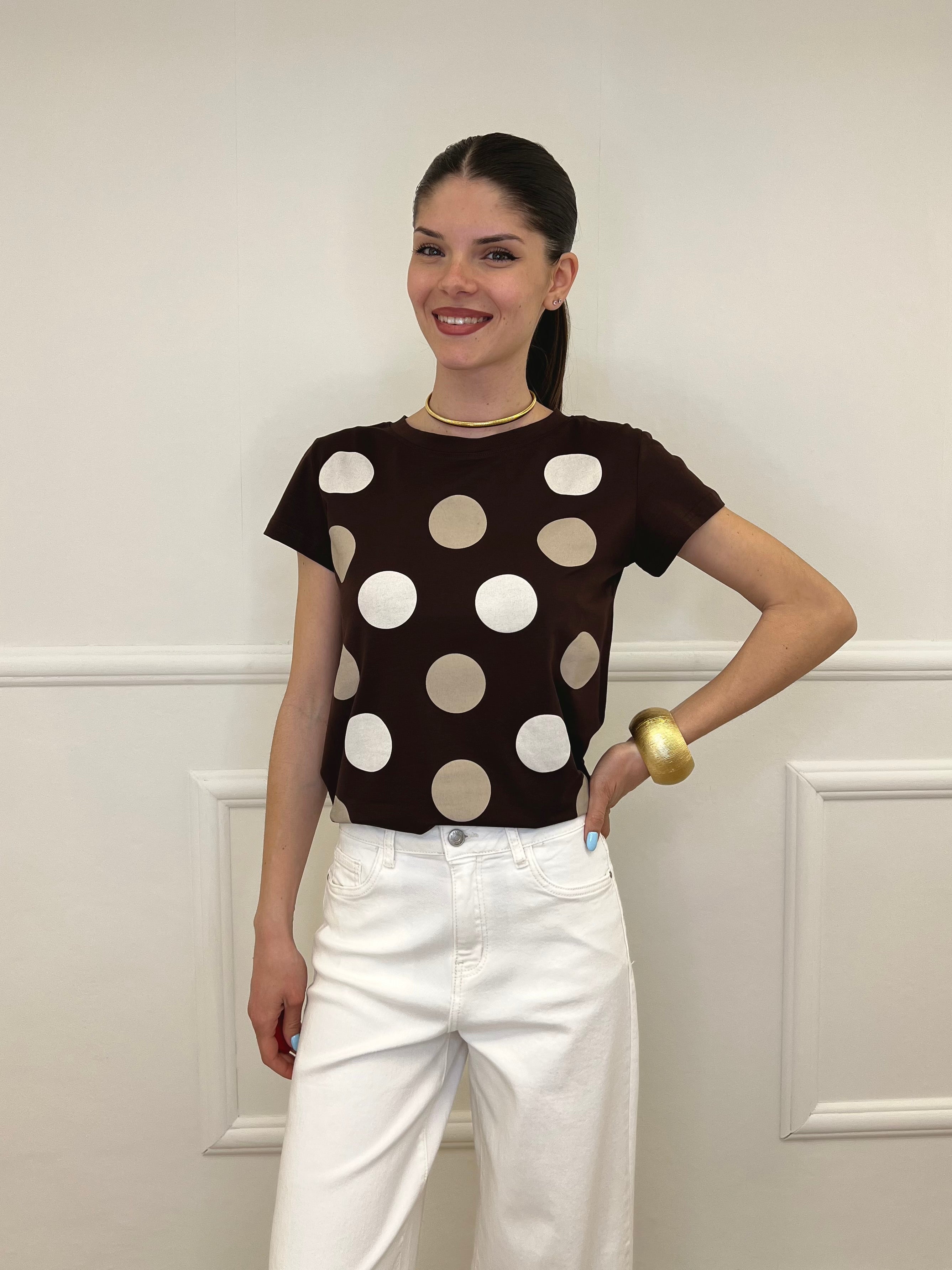T-shirt Regular Fit Pois
