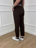 Pantalone Cotone Fusciacca 1508 Marrone