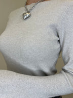 Maglia Smerlata NZ5513 Ecru