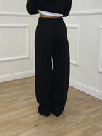 Tuta Oversize Girocollo D27629 Nero