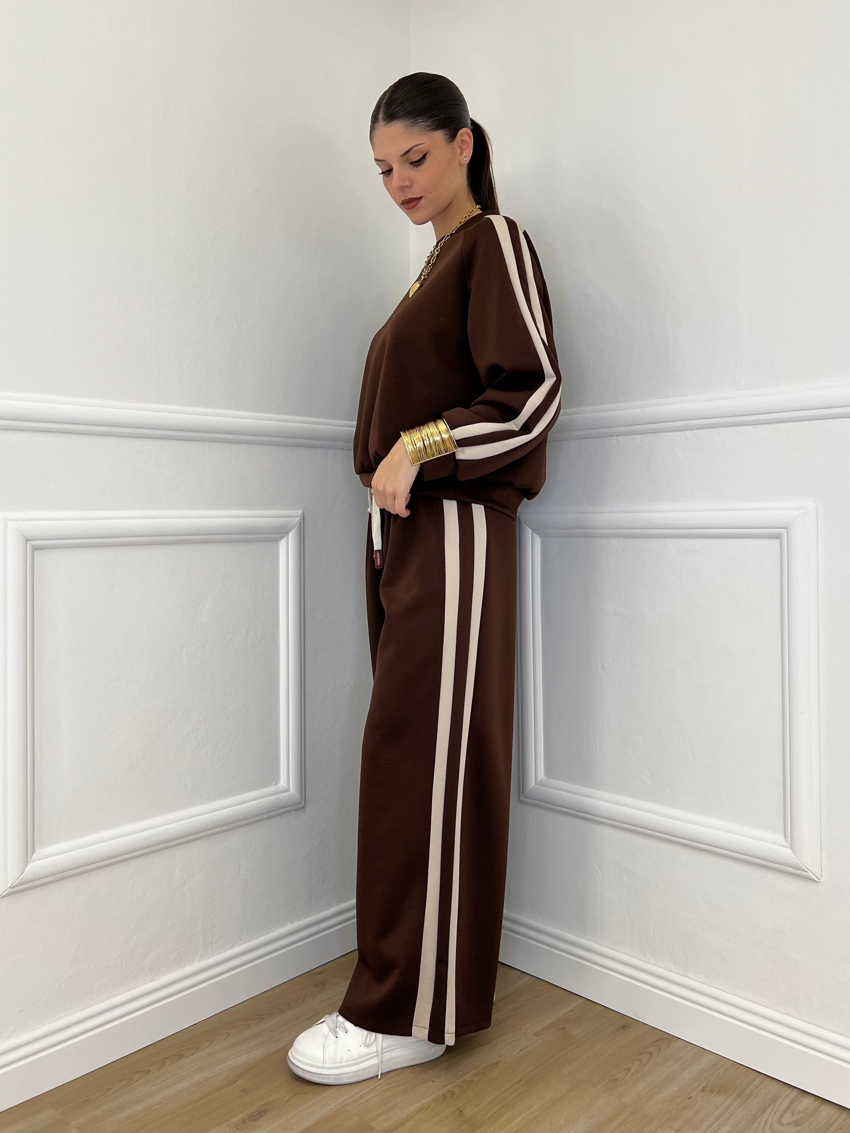 Tuta Bande 7937 Marrone