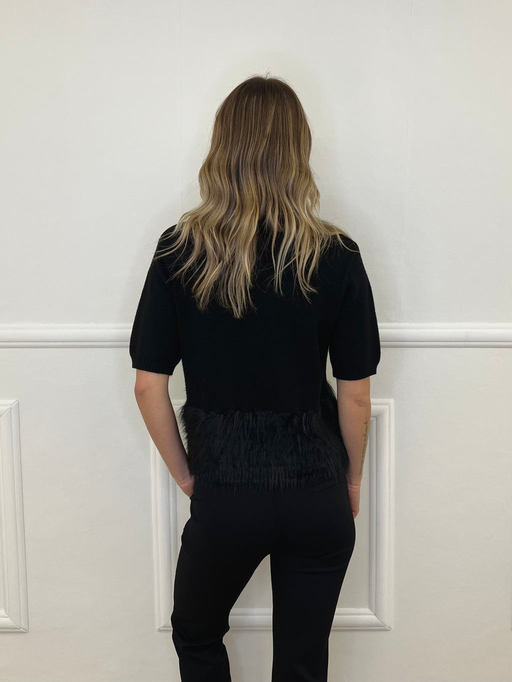 Maglia Fondo Fluffy 7388 Nero