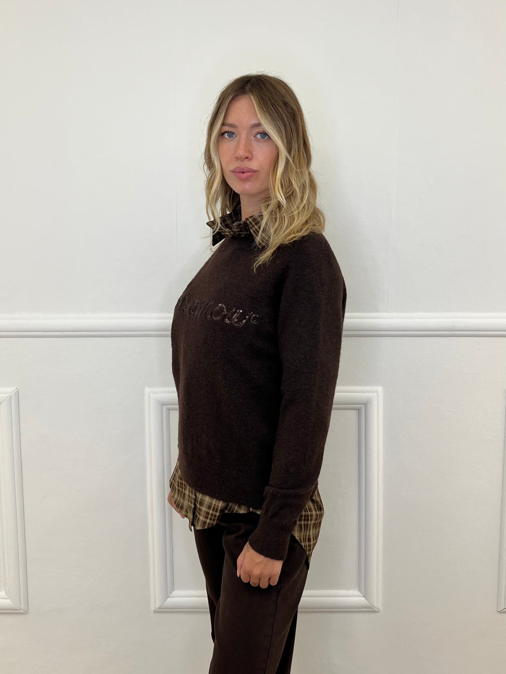 Pullover Mon Amour NZ5583 Moro