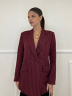 Giacca Gessata 3270 Burgundy