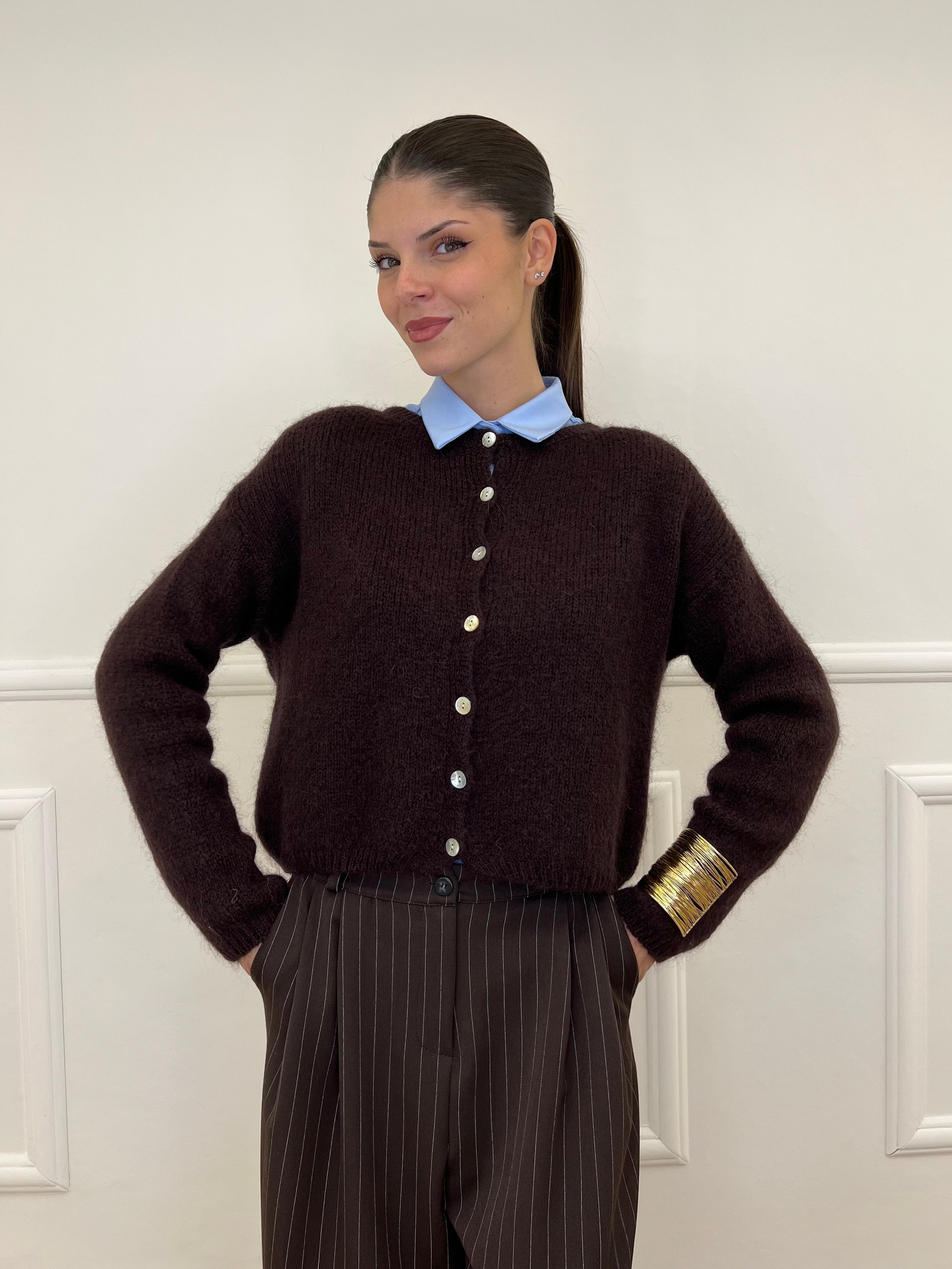 Cardigan Kid Mohair 5211 Moro