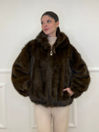 Pelliccia Bomber 00322 Moro