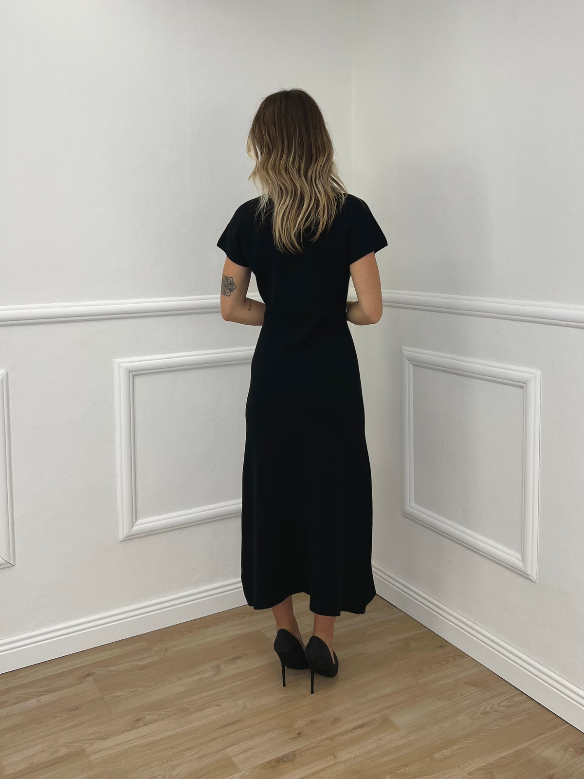 Abito In Maglia 9103 Nero