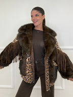 Pelliccia Animalier Frange DL30100