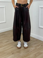 Pantalone Gaucho Baggy Used 4840 Burgundy