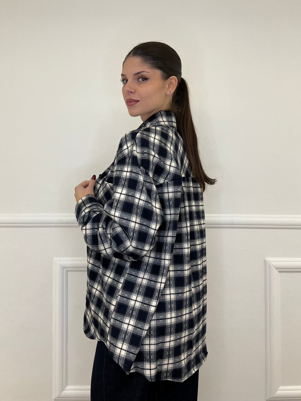 Camicia Madras Cristalli 2531 Blu