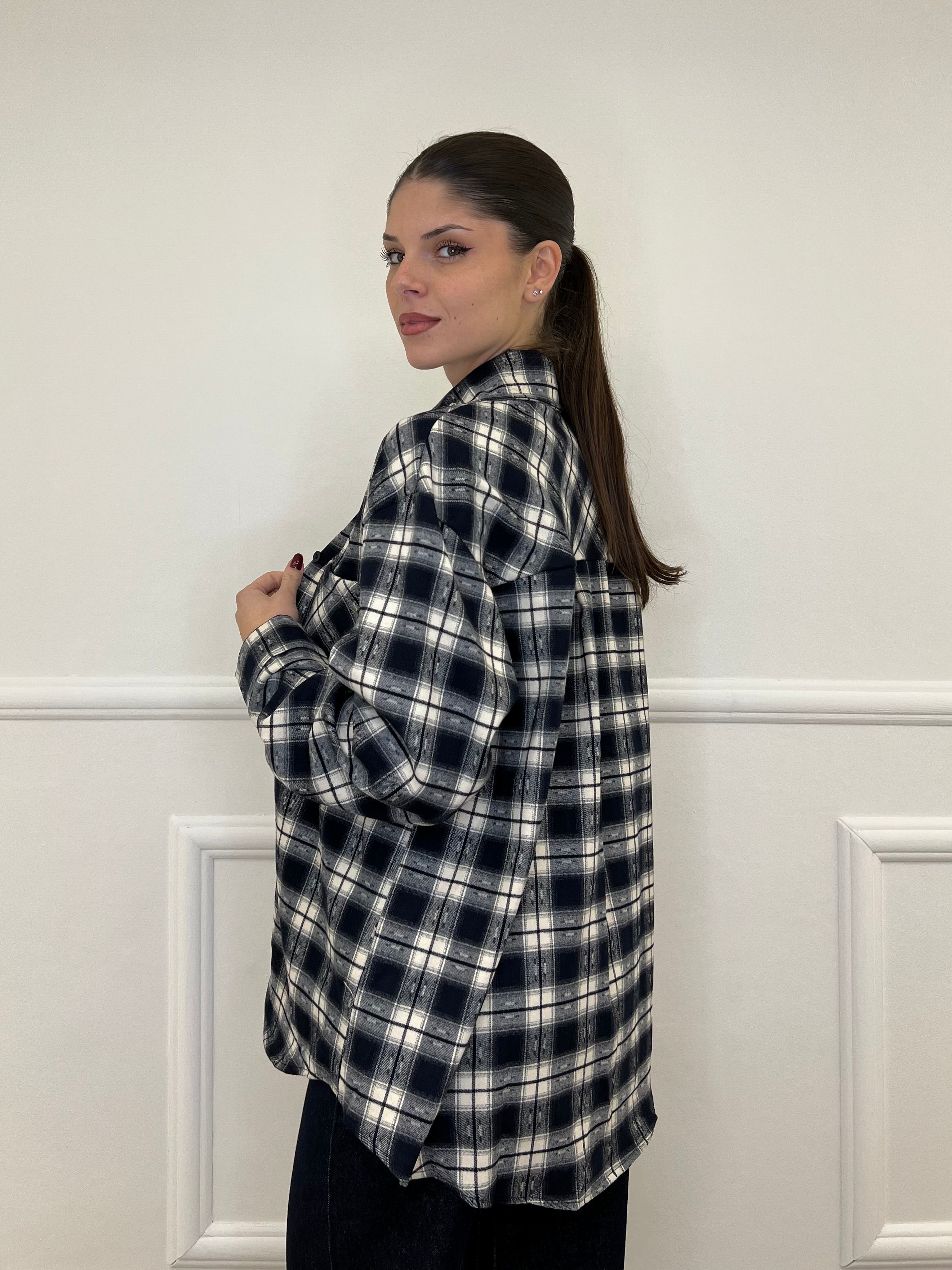 Camicia Madras Cristalli 2531 Blu