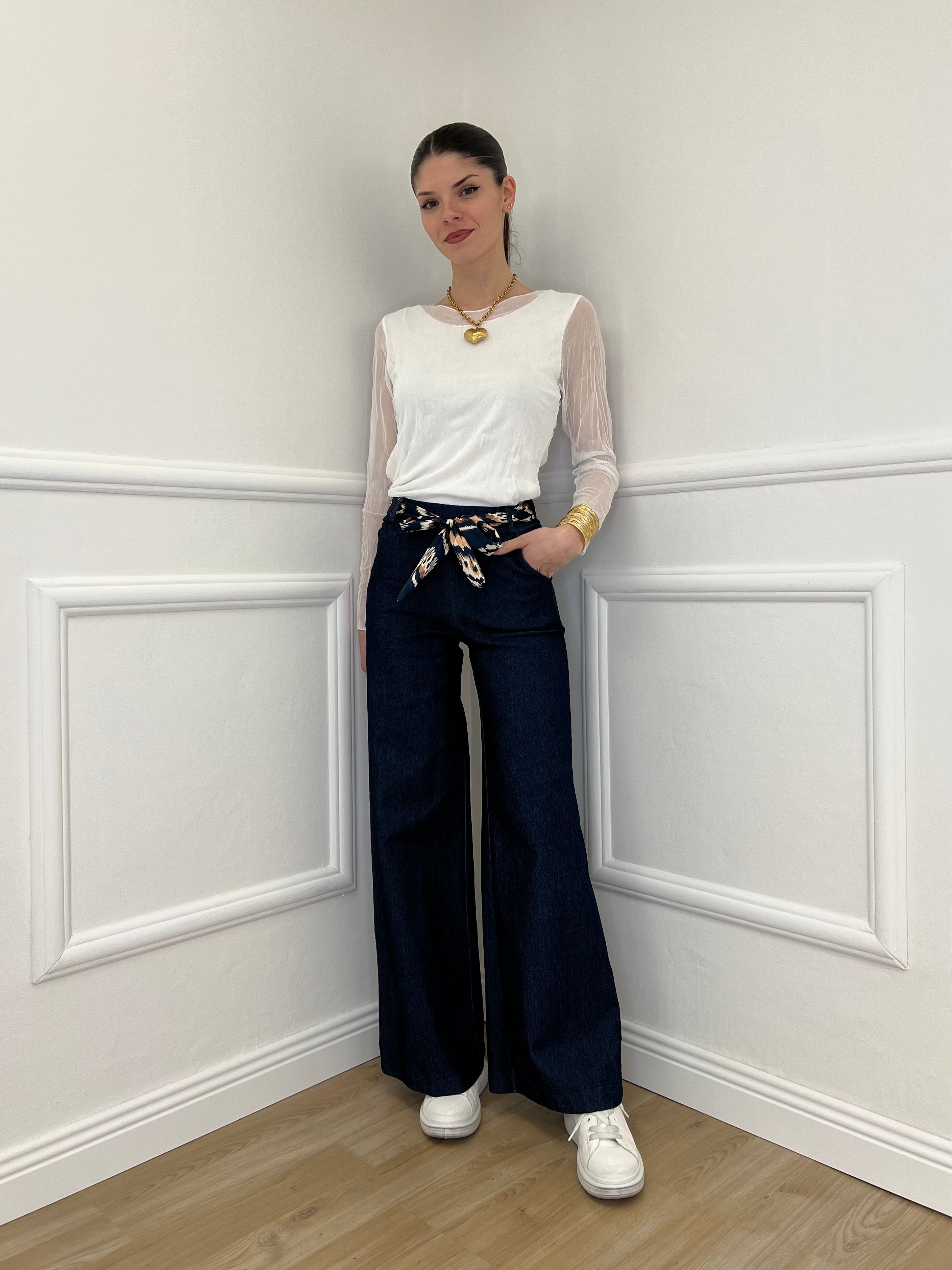 Jeans Chambray Fusciacca 2176 Blu