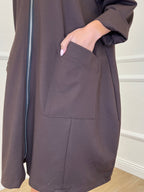 Maxi Sweatshirt 41875 Coffee